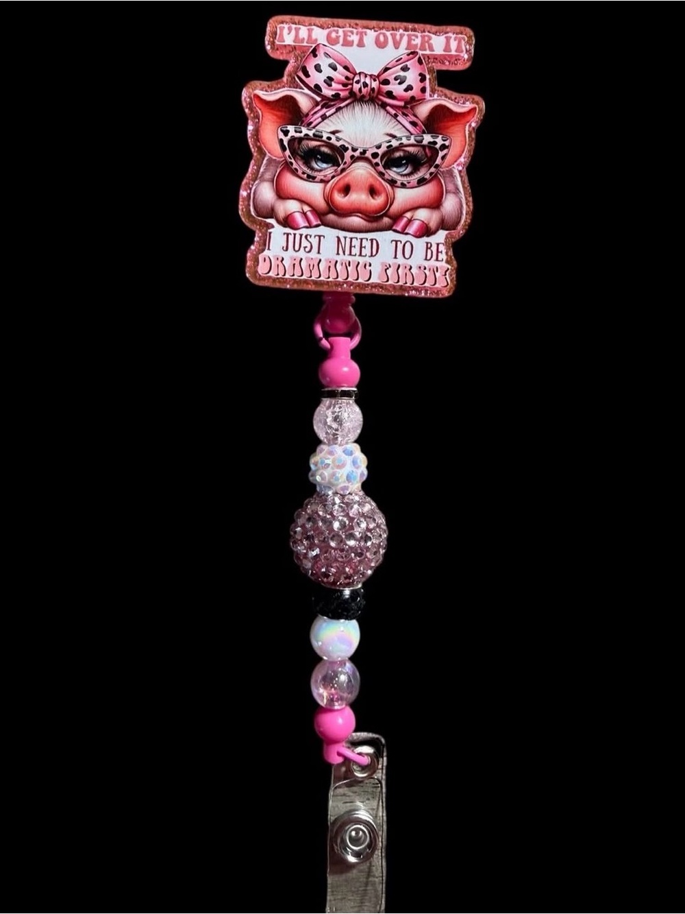 Pink Pig “I’ll get over it , just need to be drama first “ badge reel